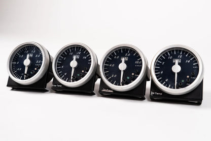 HKS ダイレクトブライトメーター 60mm / ネイビー 4連メーターセット