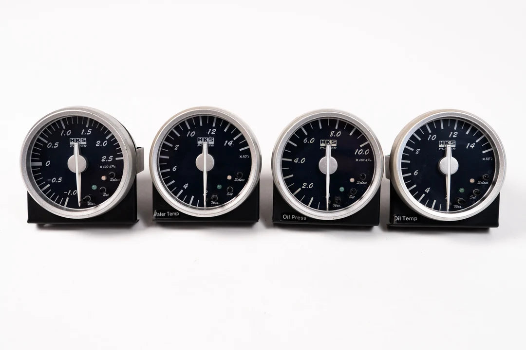 HKS ダイレクトブライトメーター 60mm / ネイビー 4連メーターセット