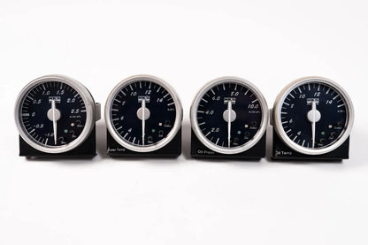 HKS ダイレクトブライトメーター 60mm / ネイビー 4連メーターセット