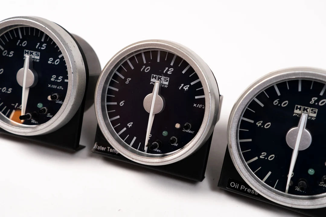 HKS ダイレクトブライトメーター 60mm / ネイビー 4連メーターセット