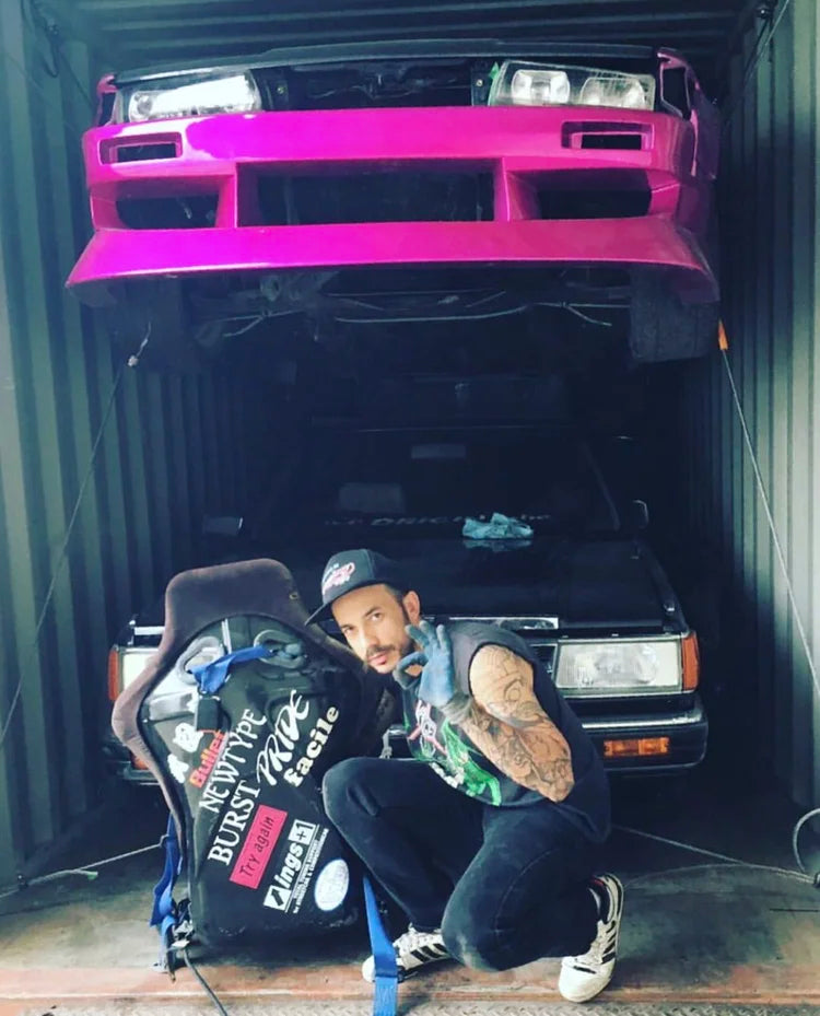 From when I helped export and import Nakamura Naoki's S13 for Super D 2016